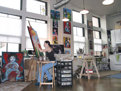 artist studio spaces