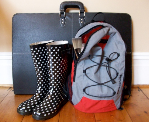boots and bag